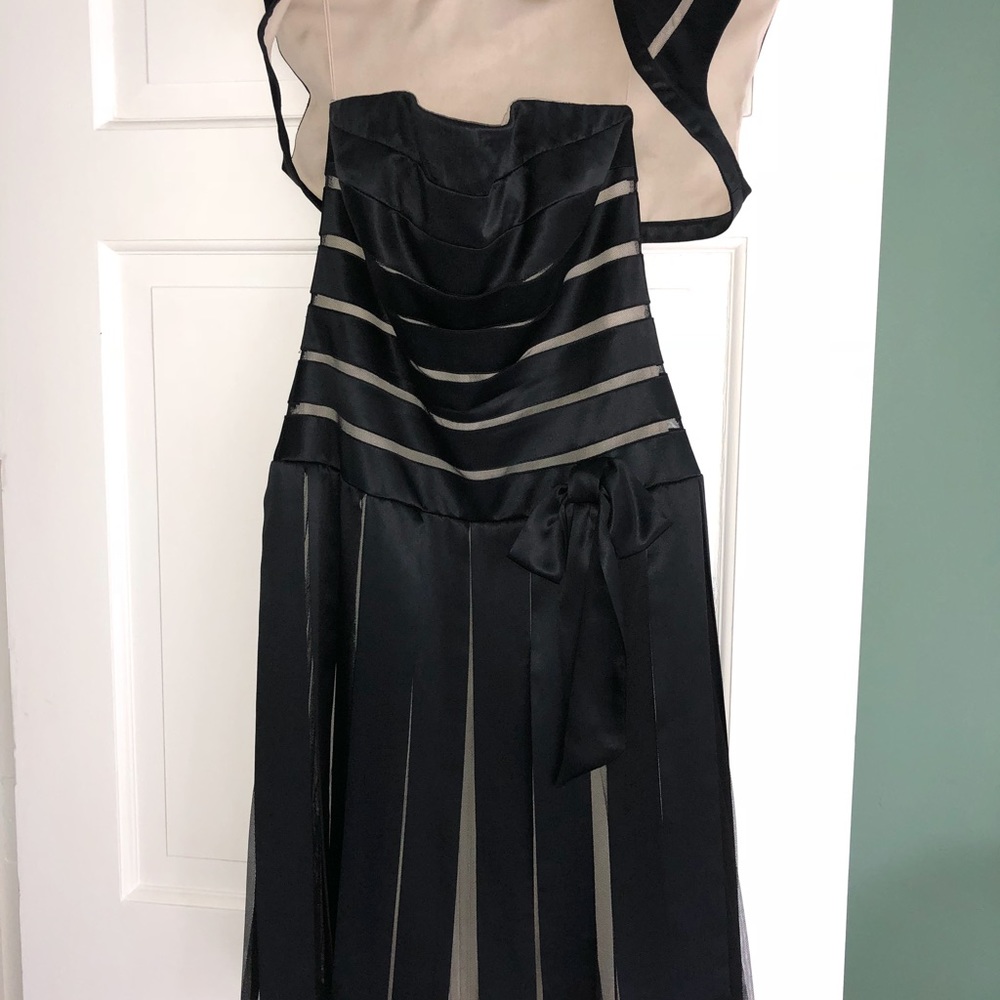 Black Silk Cocktail Dress